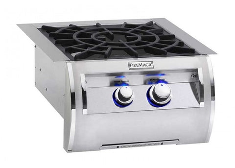 Image of Fire Magic 2020 Echelon Diamond Series Power Burner With Porcelain Cast Iron Cooking Grid 19-5B2-0