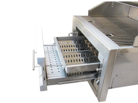 Image of Sunstone 28-Inch Single Zone 304 Stainless Steel Charcoal Grill