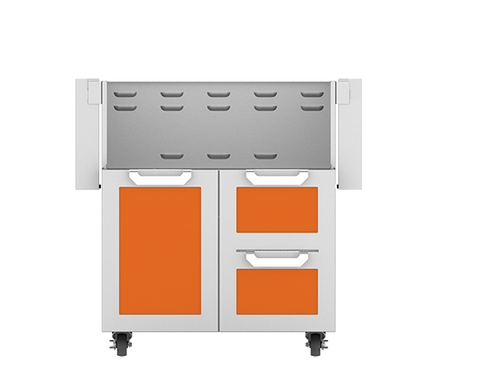 Image of 30" Hestan Outdoor Tower Cart with Door/Drawer Combo - GCR Series