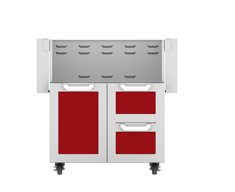 Image of 30" Hestan Outdoor Tower Cart with Door/Drawer Combo - GCR Series