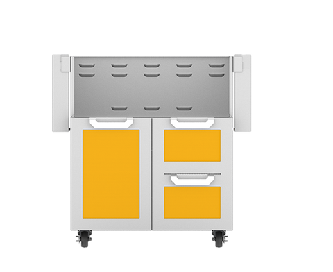 Image of 30" Hestan Outdoor Tower Cart with Door/Drawer Combo - GCR Series