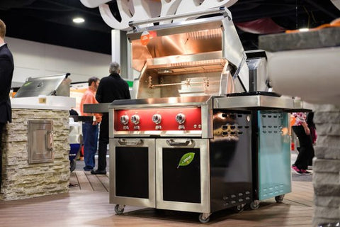 Image of 36" Hestan Outdoor Tower Cart with Double Doors - GCD Series