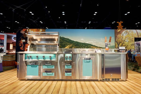 Image of 20" Hestan Outdoor Trash/Recycle Drawer - AGTRC Series