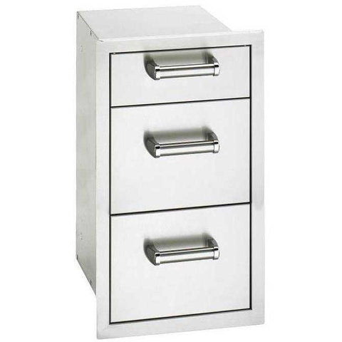 Image of Fire Magic Premium Flush 14-Inch Triple Access Drawer With Soft Close - 53803SC