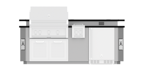 Image of 8-Foot Hestan Outdoor Living Suite - GE Series