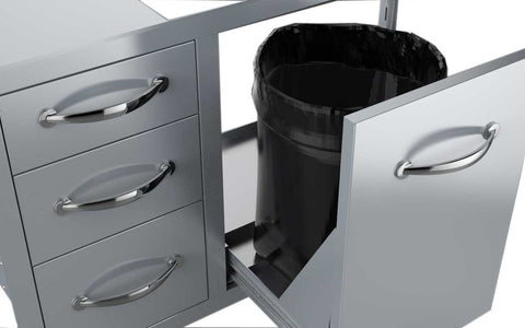 Image of Classic Series 30" Tank Tray Triple Drawer Combo A-LPCTD30