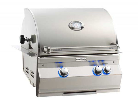Image of Fire Magic Aurora A430i 24-inch Built-In Grill With Rotisserie A430i-8EA