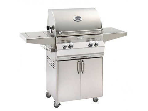 Image of Fire Magic Aurora A430s 24-inch Portable Grill With Side Burner and Rotisserie A430s-8EA-62