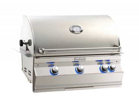 Image of Fire Magic Aurora A540i 30-inch Built-In Grill With Rotisserie A540i-8EA