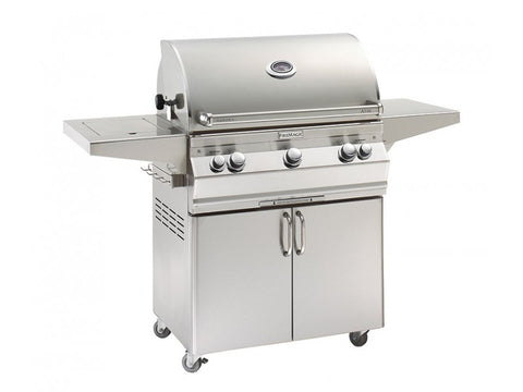 Image of Fire Magic Aurora A540s 30-inch Portable Grill With Side Burner and Rotisserie A540s-8EA-62