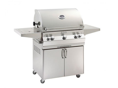Image of Fire Magic Aurora A660s 30-inch Portable Grill With Side Burner and Rotisserie A660s-8EA-62