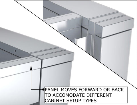 Image of Sunstone 44" ADA Compliant Combo Sink Base Cabinet