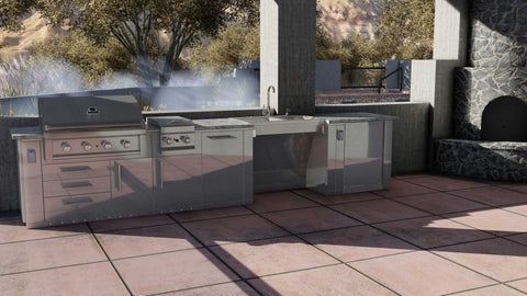 Image of Sunstone 44" ADA Compliant Combo Sink Base Cabinet