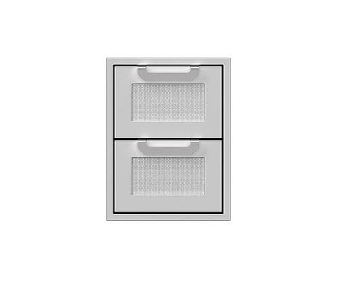 Image of 16" Hestan Outdoor Double Storage Drawers - AGDR Series