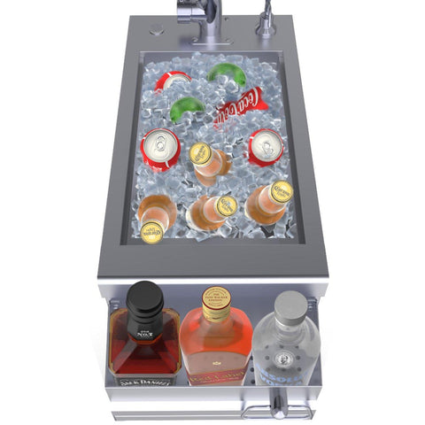 Image of Ruby Series 14" Bar Sink Cocktail Ice Chest Station