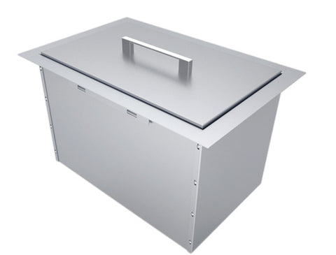 Image of Over/Under 14" x 12" Height Single Basin Insulated Wall Ice Chest w/Cover
