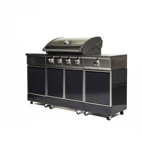 Image of Tytus Charcoal Gray 4-Burner Grill Island TI400PCCLP-3.0.2