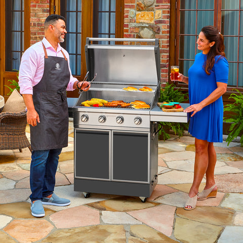 Image of Tytus Charcoal Grey-Stainless Steel Freestanding T400PCCLP