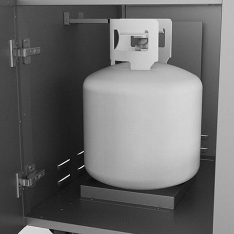 Image of 42" Hestan Outdoor Tower Cart with Door/Drawer Combo - GCR Series