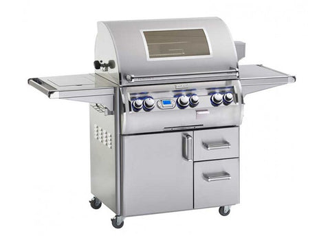 Image of Fire Magic Echelon Diamond E660s 30-inch Portable Grill with Single Side Burner (Digital) E660s-8E1-62