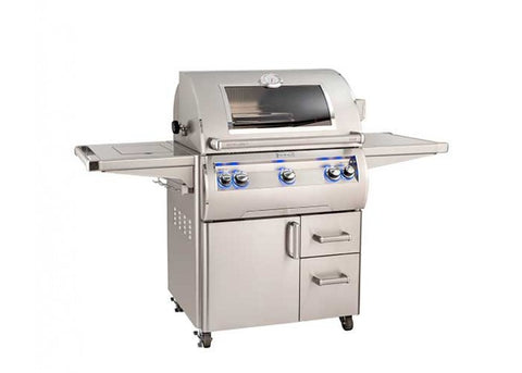 Image of Fire Magic Echelon Diamond E660s 30-inch Portable Grill with Single Side Burner (Analog) E660s-8EA-62