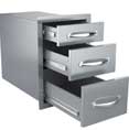 Image of Classic Series 14" Flush Triple Drawer