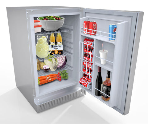 Image of 21" 304 Stainless Steel Outdoor Rated Refrigerator
