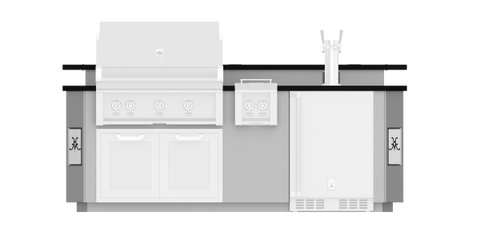 Image of 8-Foot Hestan Outdoor Living Suite - GE Series