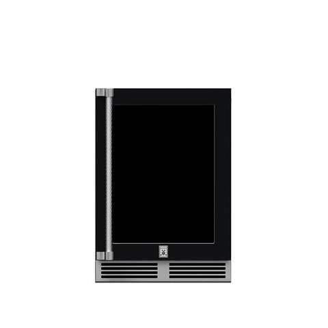 Image of 24" Hestan Outdoor Dual Zone Refrigerator with Wine Storage (UV-Coated Glass Door) - GRWG Series