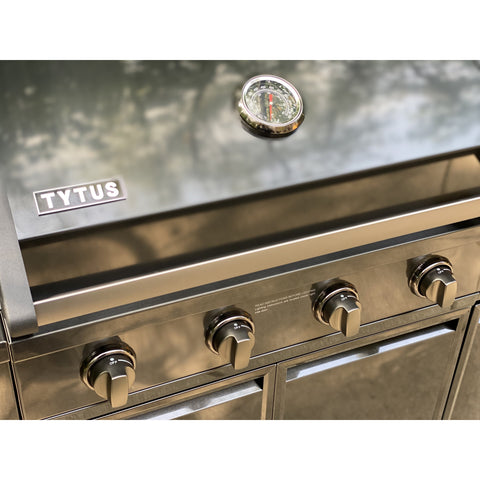 Image of Tytus Black Stainless Steel 4-Burner Grill T400SSBLP