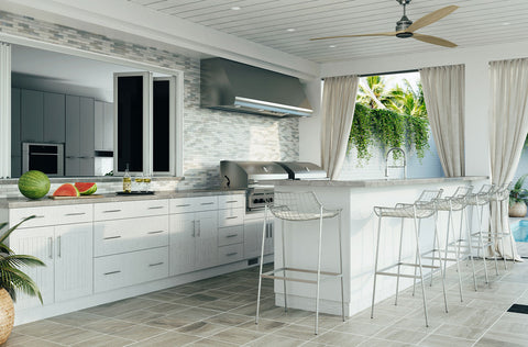 Image of WeatherStrong Naples Galley Kitchen Cabinet