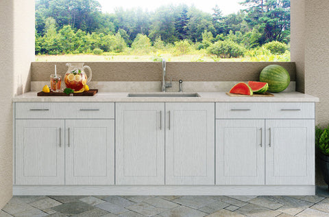 Image of WeatherStrong Palm Beach Wall to Wall Kitchen Cabinet