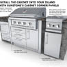 Image of 40” Sunstone Gas Grill Base Cabinet - SAC40GLPCD