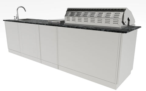 Image of 10' Long Deluxe Outdoor Cabinet Package