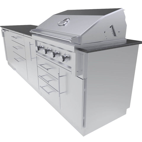 Image of The Brazos 10 Foot Cabinet Island Package