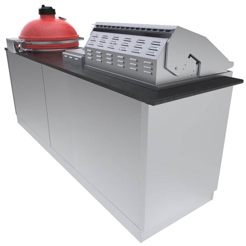 Image of Kamado 8 Foot Cabinet Island Package