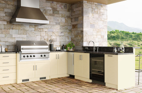 Image of WeatherStrong Tampa L-Shaped Kitchen Cabinet