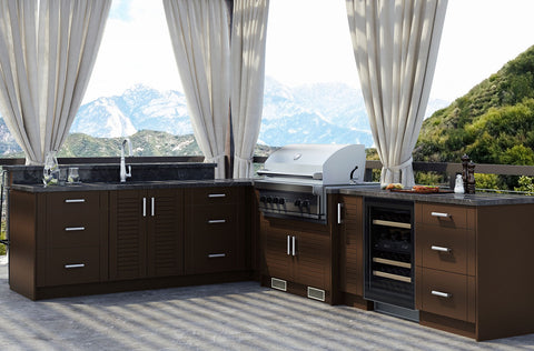 Image of WeatherStrong Tampa L-Shaped Kitchen Cabinet