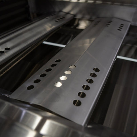 Image of Tytus Ash Stacked Stone 4-Burner Grill Island TI404MGGLP