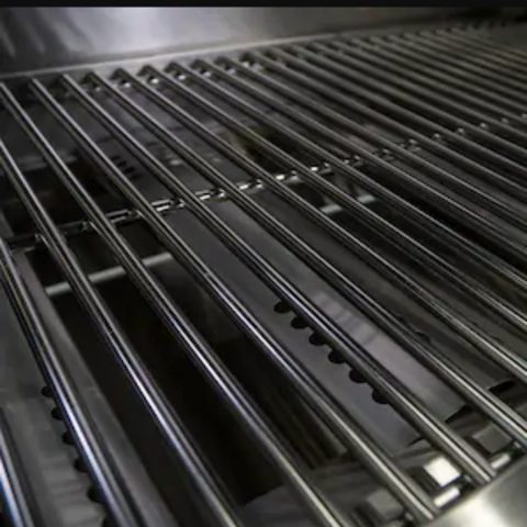 Image of Tytus Walnut Wood Metal 4-Burner Gas Grill