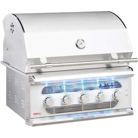 Image of American Muscle Grill, 36" 3-Burner Built-in AMG36