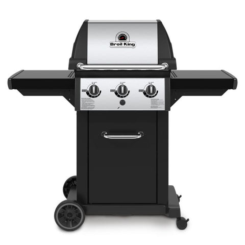 Image of Broil King Monarch 320 Black with Stainless Steel 3 Burner Natural Gas Grill