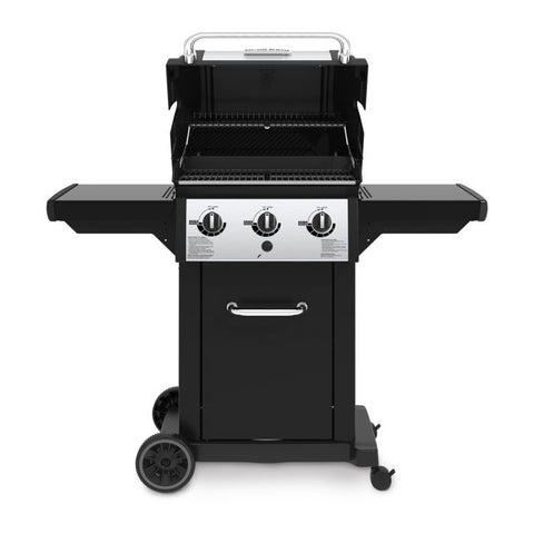 Image of Broil King Monarch 320 Black with Stainless Steel 3 Burner Natural Gas Grill