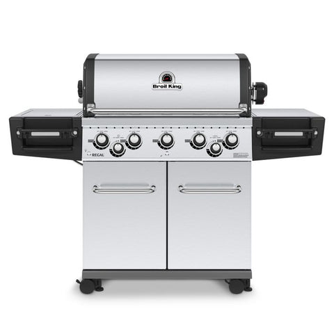 Image of Broil King REG-S590P Regal S590 Pro 5-Burner Freestanding Grill with Side Burner, 32-Inches
