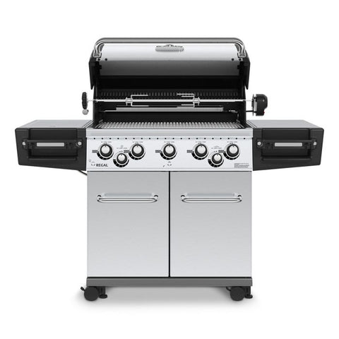 Image of Broil King REG-S590P Regal S590 Pro 5-Burner Freestanding Grill with Side Burner, 32-Inches