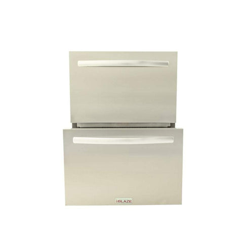 Image of Blaze 23.5" Outdoor Rated Stainless Steel Double Drawer 5.1 Cu. Ft. Refrigerator
