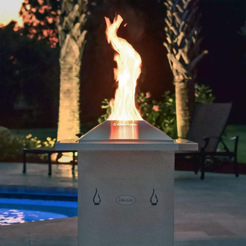 Image of Blaze 29" Stainless Steel Pellet Fire Pit