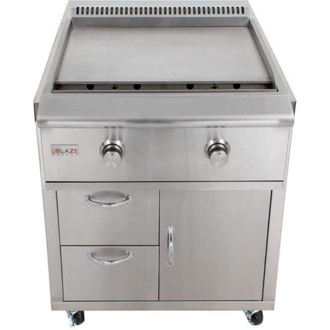 Image of Blaze 30" Grill Cart for Gas Griddle (Cart Only)