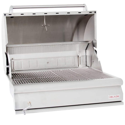 Image of Blaze 32" Built-In Charcoal Grill with Adjustable Charcoal Tray