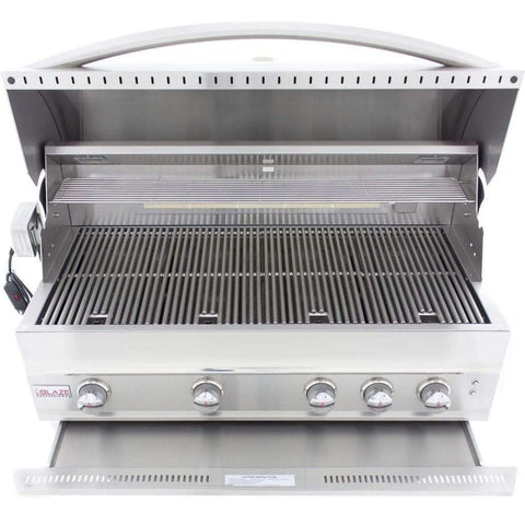 Image of Blaze 44" 4-Burner Professional Built-In Gas Grill with Rear Infrared Burner